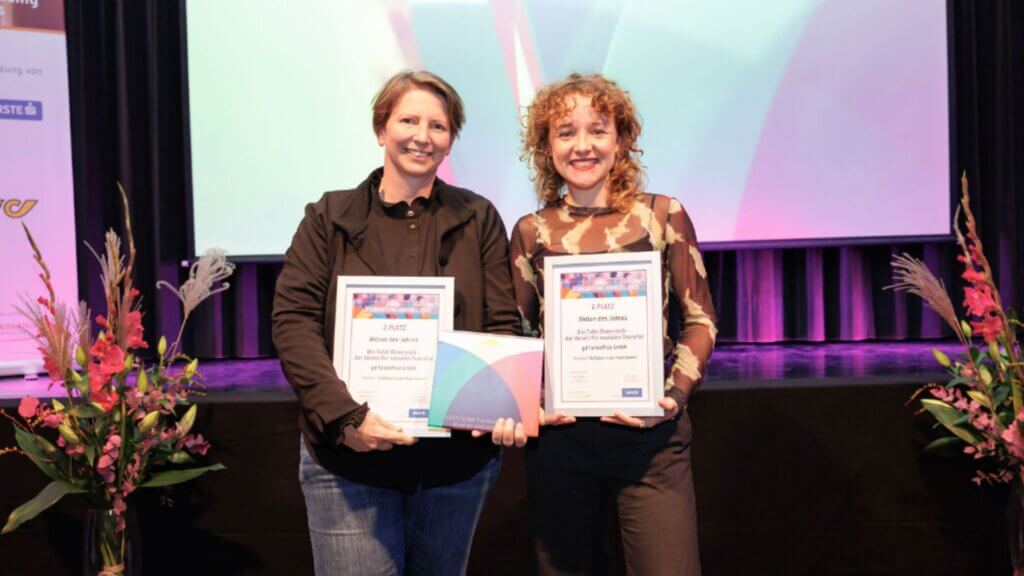 Fundraising Awards 2025 - Aktion des Jahres 2. Platz