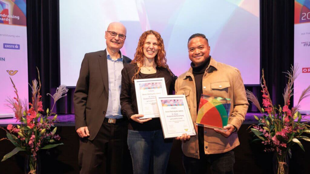 Fundraising Awards 2025 - Direct Mailing 1. Platz