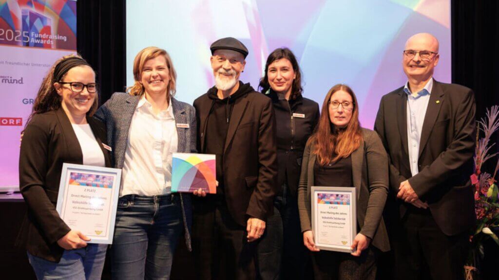 Fundraising Awards 2025 - Direct Mailing 2. Platz